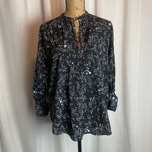 NWT Abercrombie & Fitch Star Print Blouse